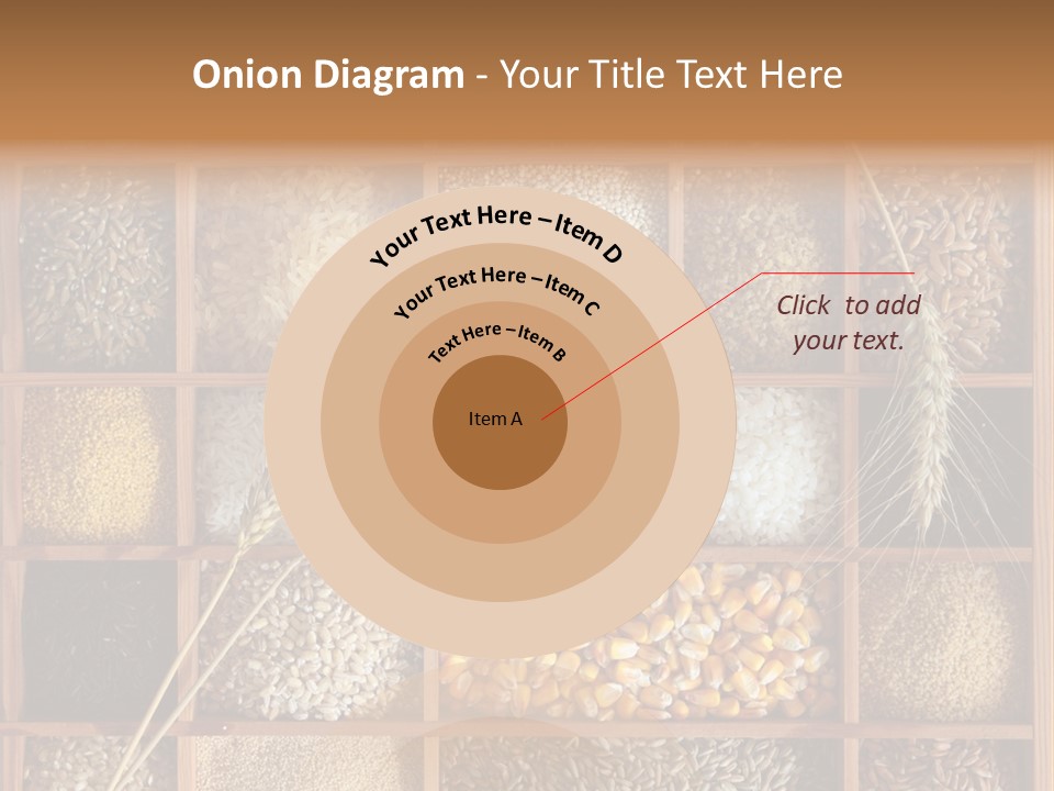 Quinoa Wooden Wheat PowerPoint Template