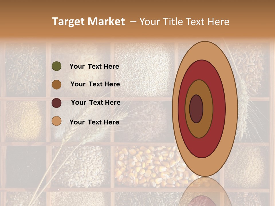 Quinoa Wooden Wheat PowerPoint Template