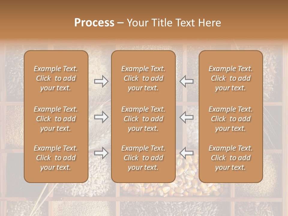 Quinoa Wooden Wheat PowerPoint Template
