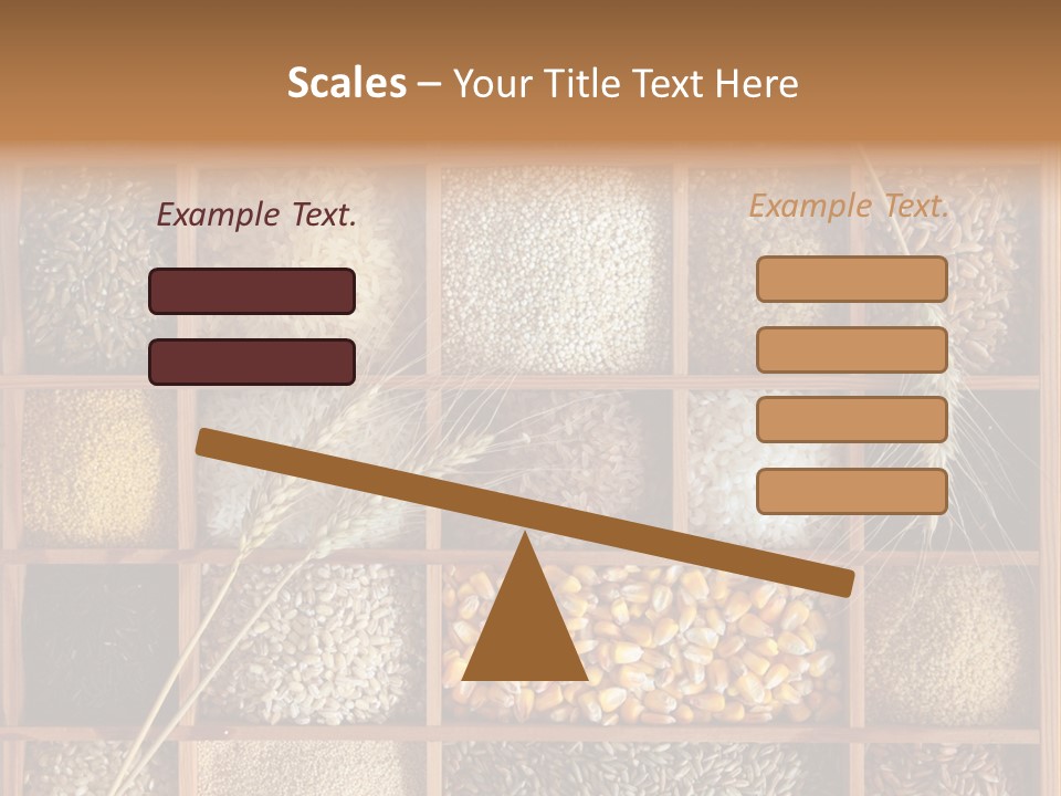 Quinoa Wooden Wheat PowerPoint Template