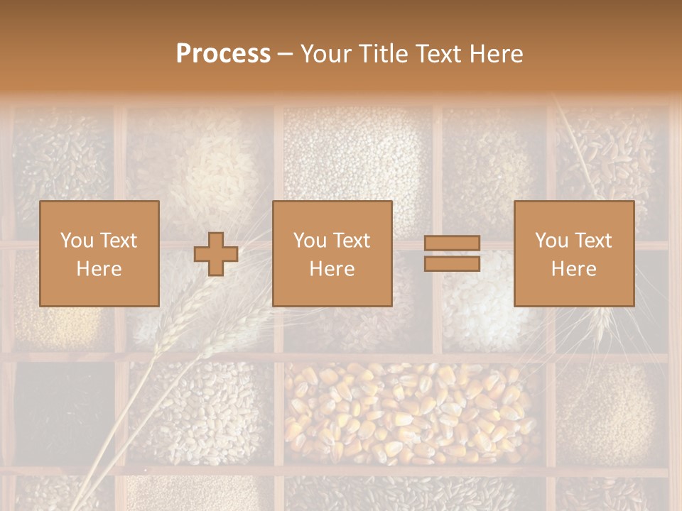 Quinoa Wooden Wheat PowerPoint Template