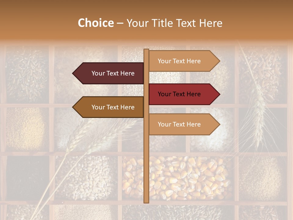 Quinoa Wooden Wheat PowerPoint Template