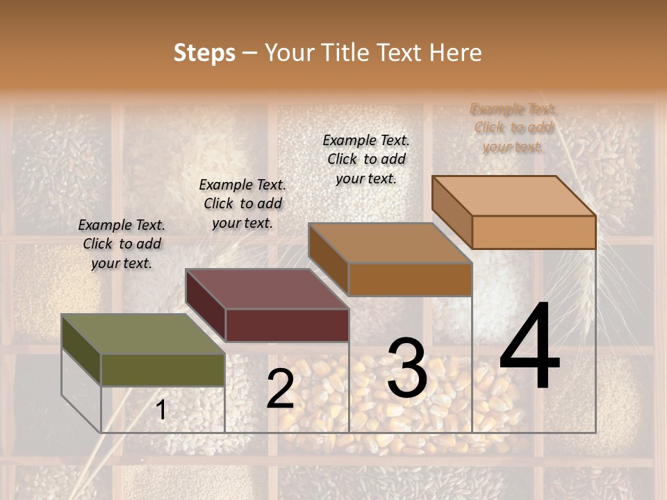 Quinoa Wooden Wheat PowerPoint Template