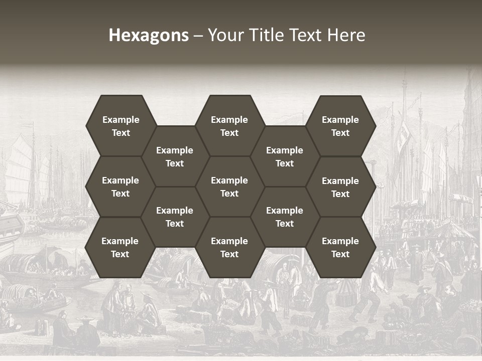 Revival Print Picture PowerPoint Template