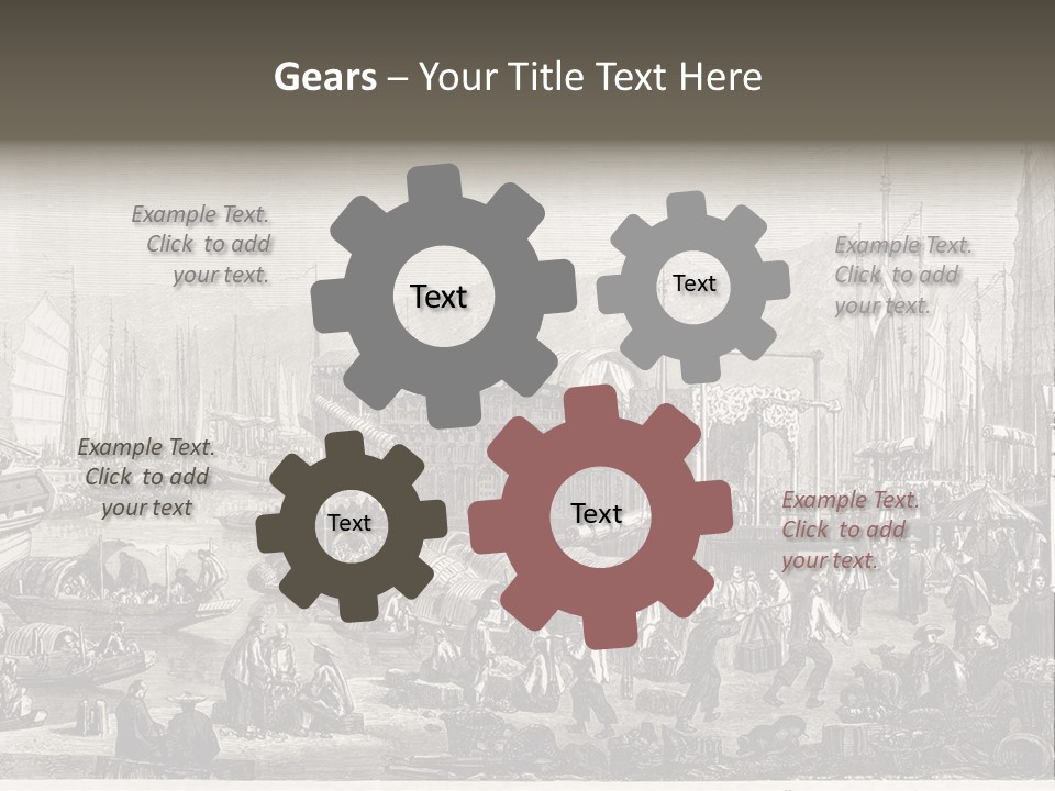 Revival Print Picture PowerPoint Template