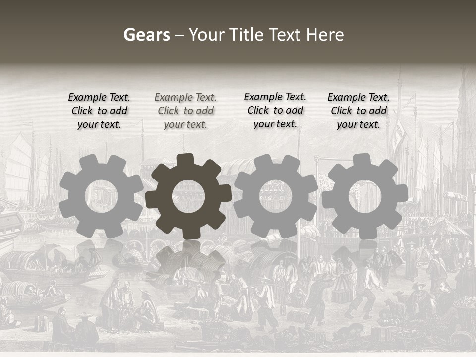 Revival Print Picture PowerPoint Template