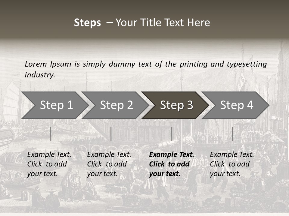 Revival Print Picture PowerPoint Template