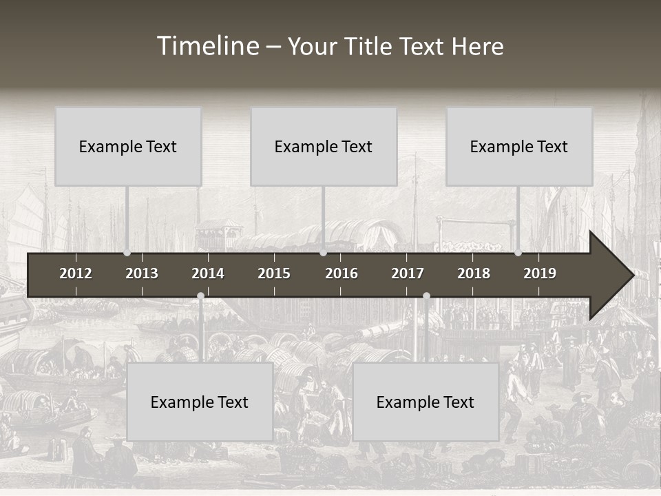 Revival Print Picture PowerPoint Template