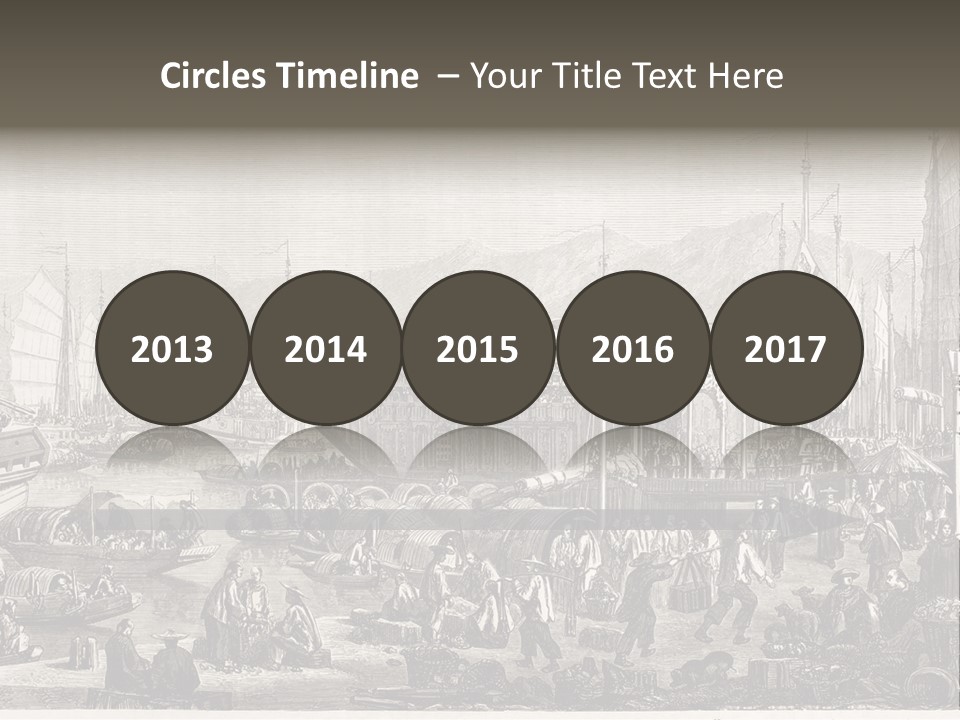 Revival Print Picture PowerPoint Template