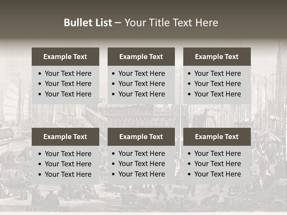 Revival Print Picture PowerPoint Template