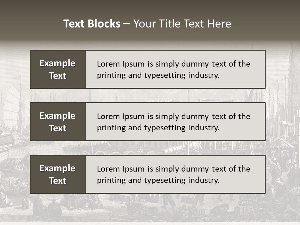 Revival Print Picture PowerPoint Template