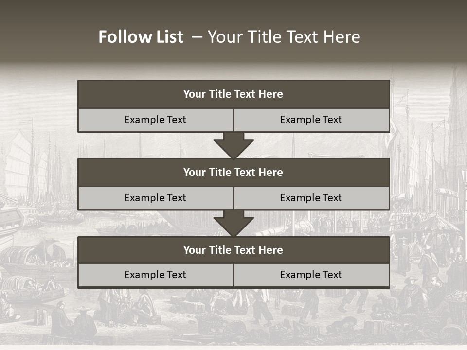 Revival Print Picture PowerPoint Template