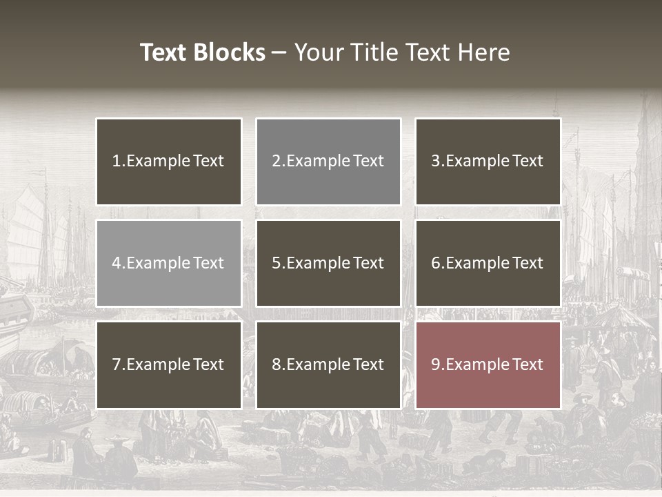 Revival Print Picture PowerPoint Template