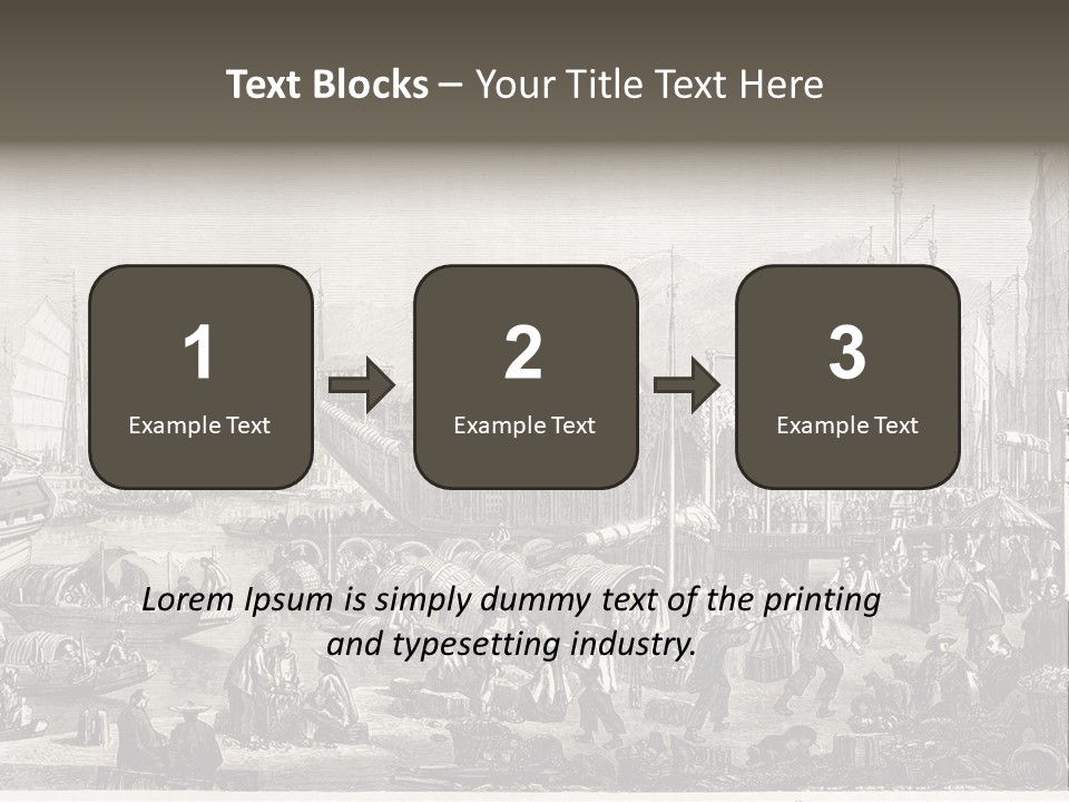 Revival Print Picture PowerPoint Template