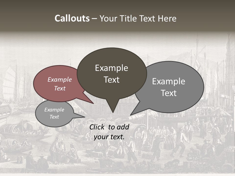 Revival Print Picture PowerPoint Template