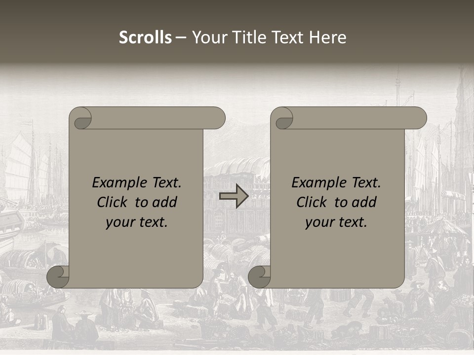 Revival Print Picture PowerPoint Template