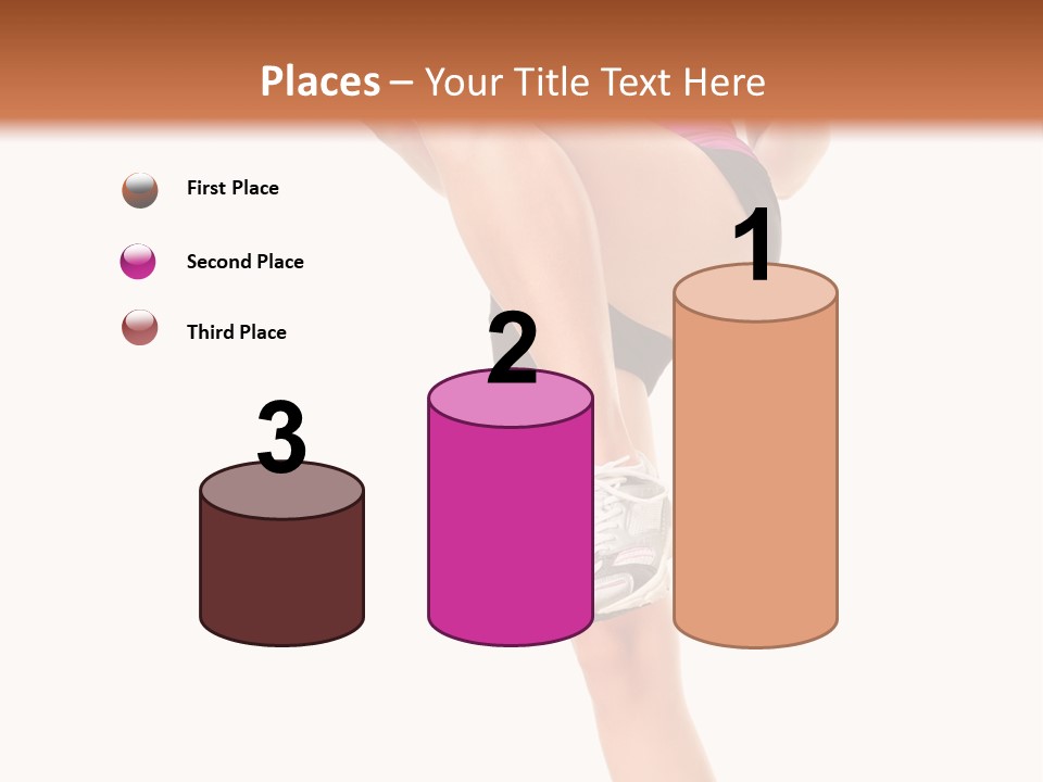 Gym Body White PowerPoint Template