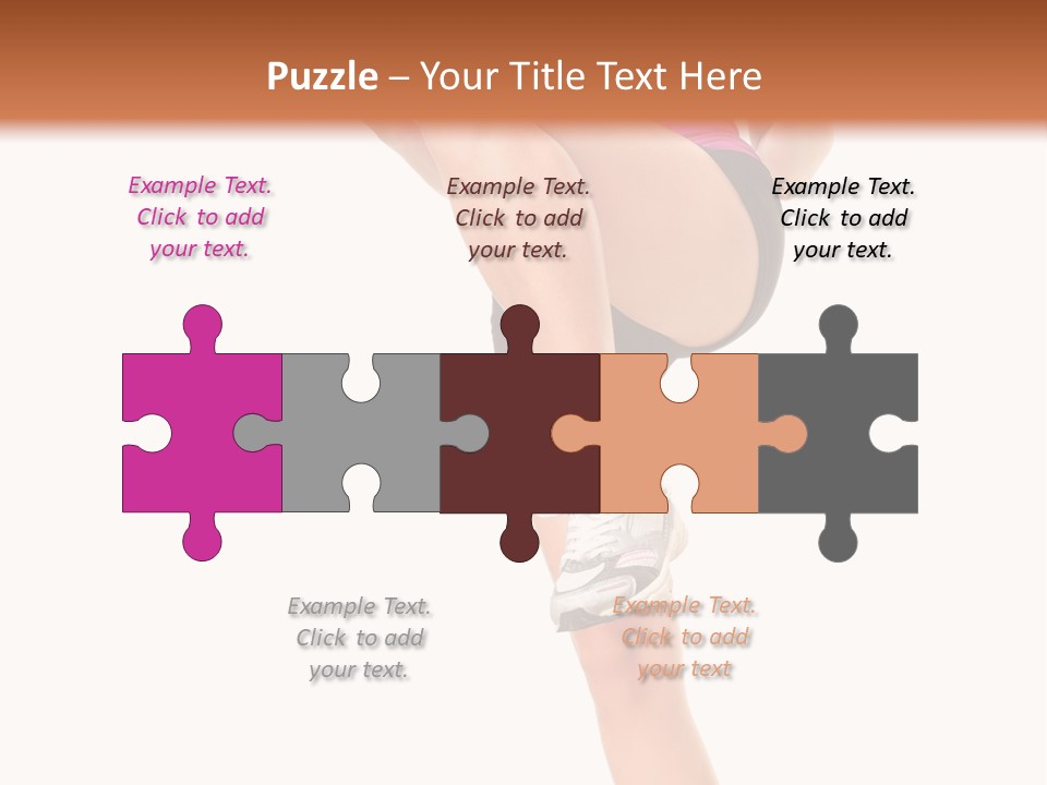 Gym Body White PowerPoint Template
