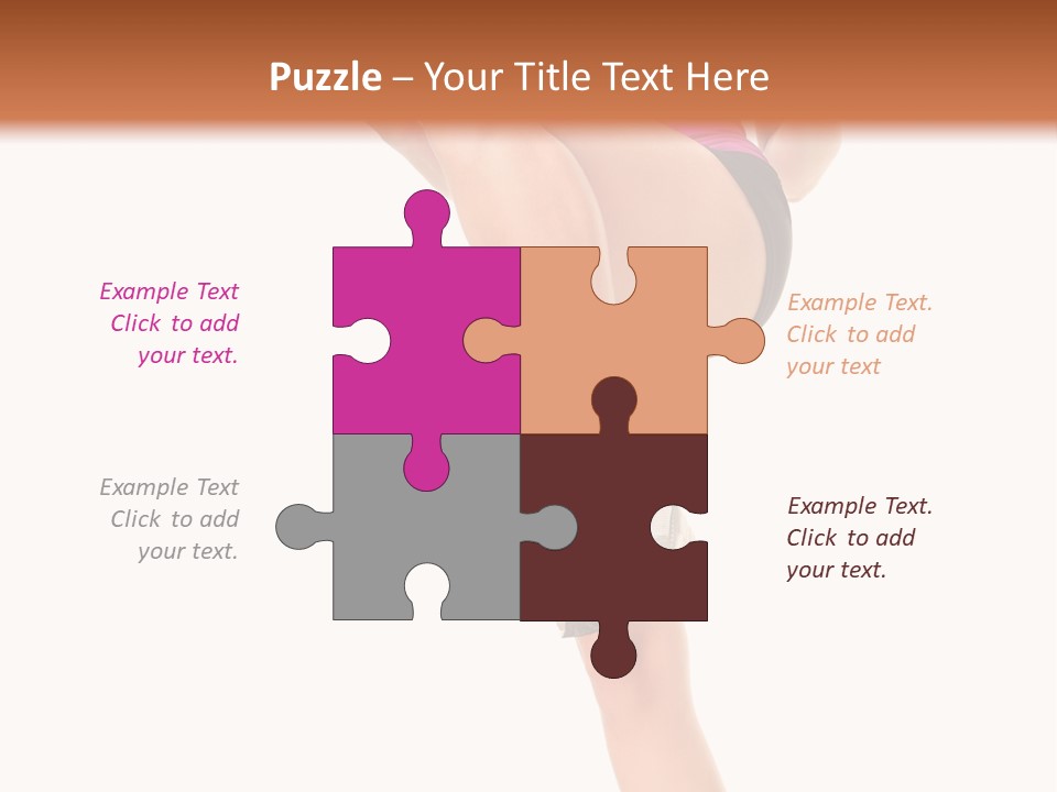 Gym Body White PowerPoint Template