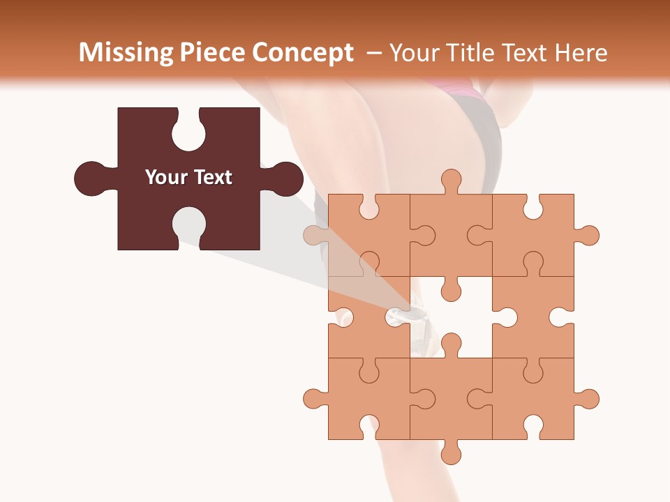 Gym Body White PowerPoint Template