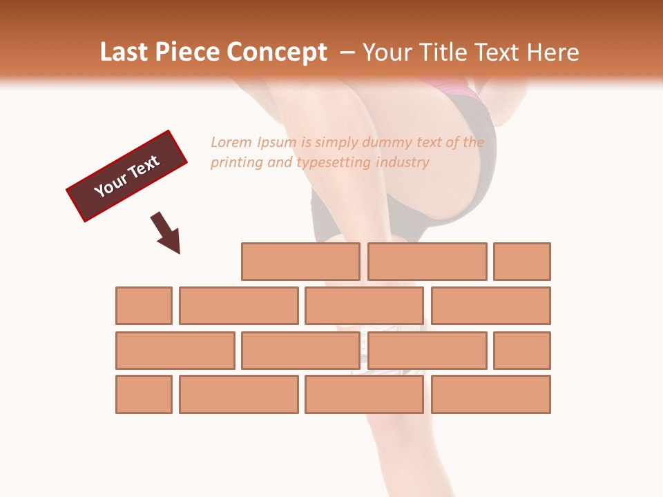 Gym Body White PowerPoint Template