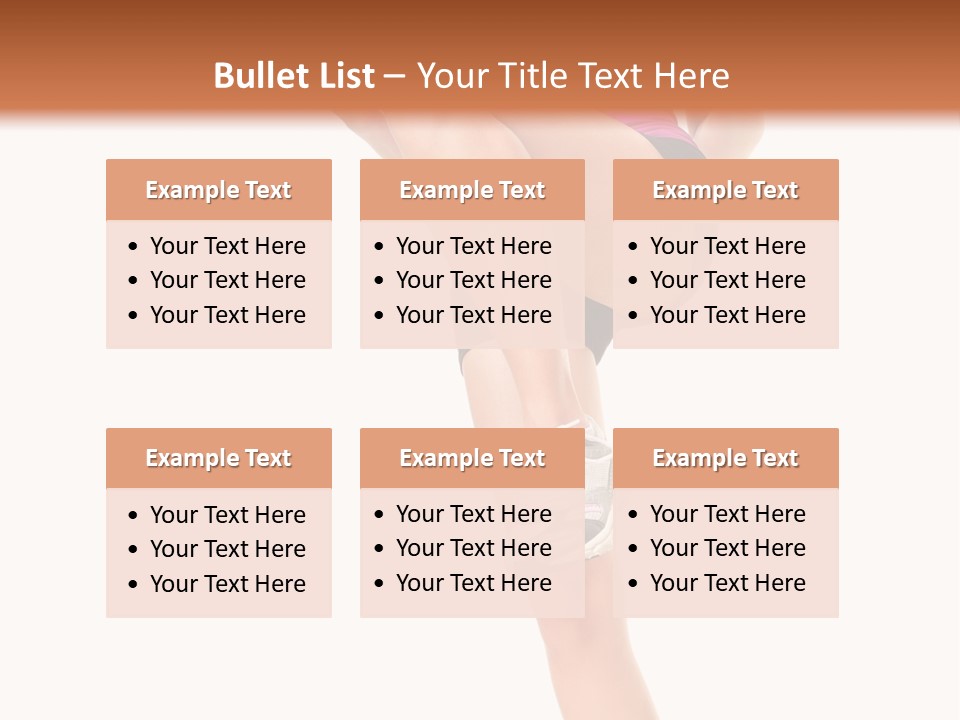 Gym Body White PowerPoint Template