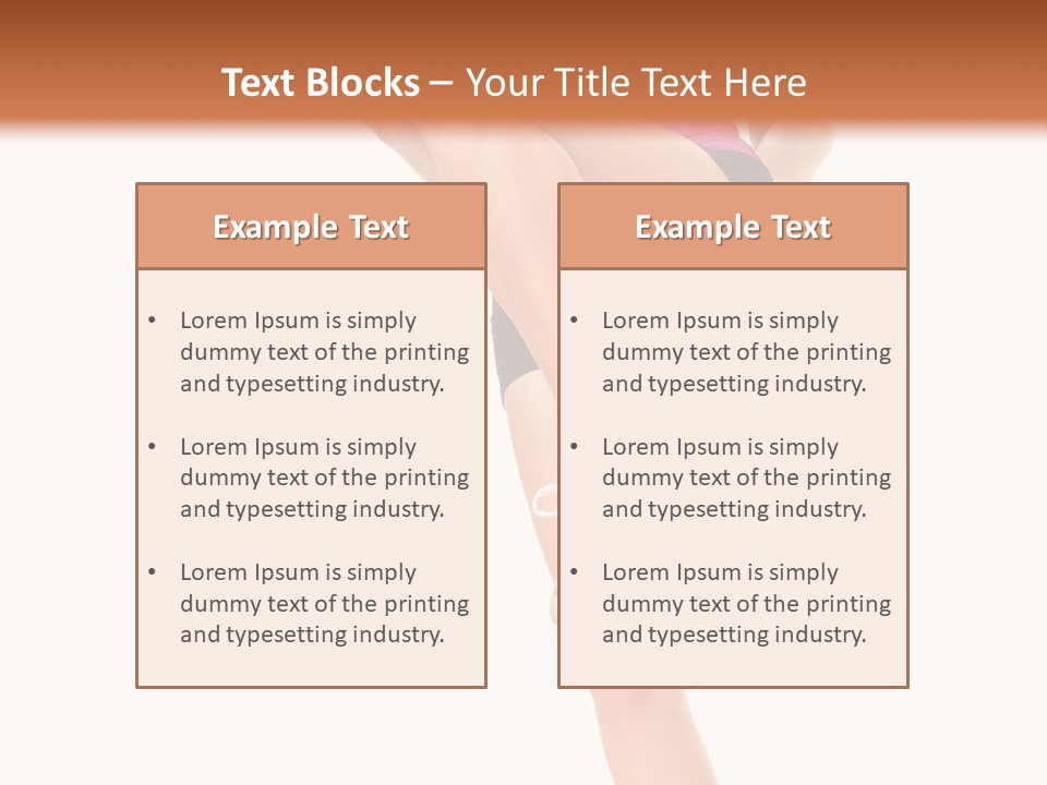 Gym Body White PowerPoint Template