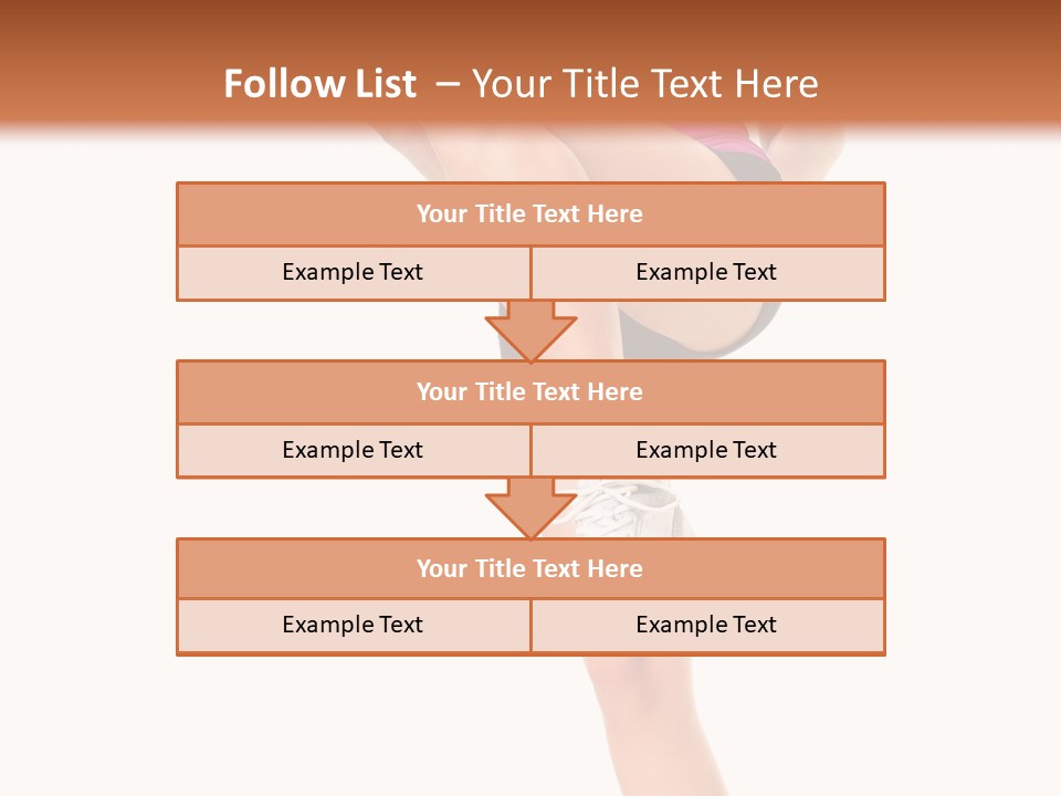 Gym Body White PowerPoint Template