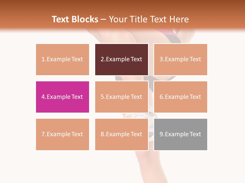 Gym Body White PowerPoint Template