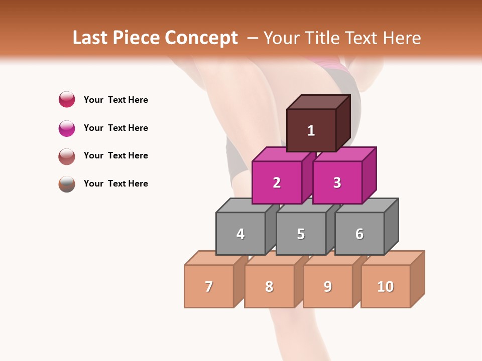 Gym Body White PowerPoint Template