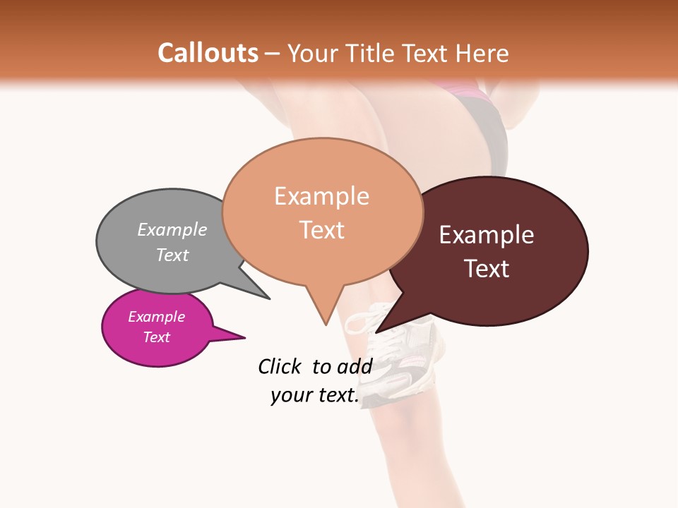 Gym Body White PowerPoint Template