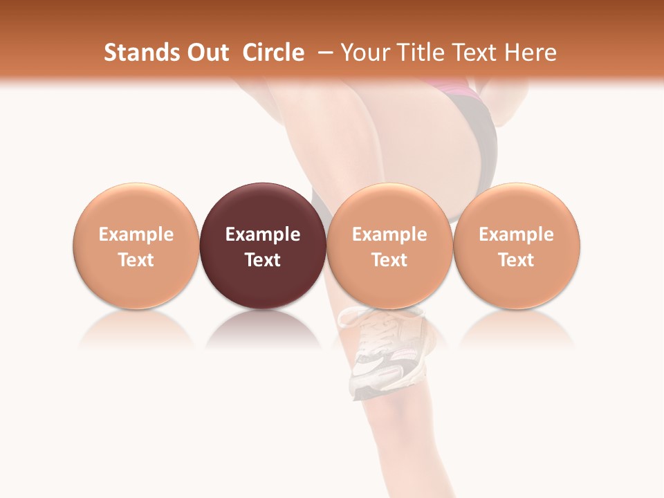 Gym Body White PowerPoint Template