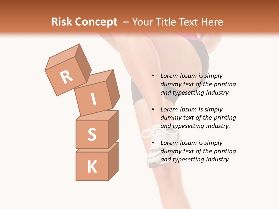 Gym Body White PowerPoint Template