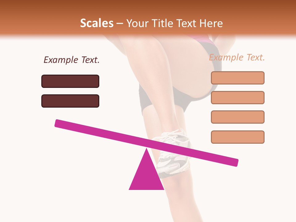 Gym Body White PowerPoint Template