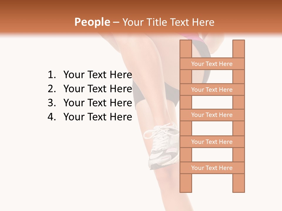 Gym Body White PowerPoint Template