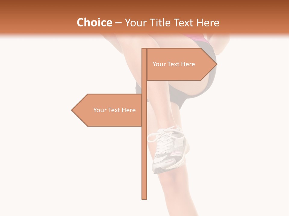 Gym Body White PowerPoint Template