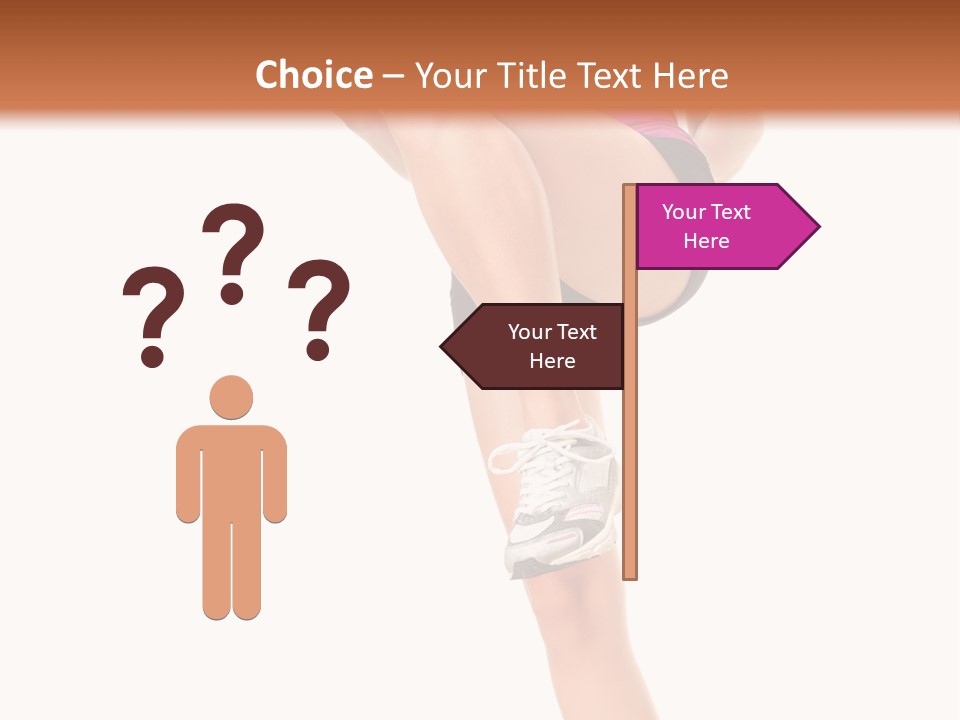 Gym Body White PowerPoint Template
