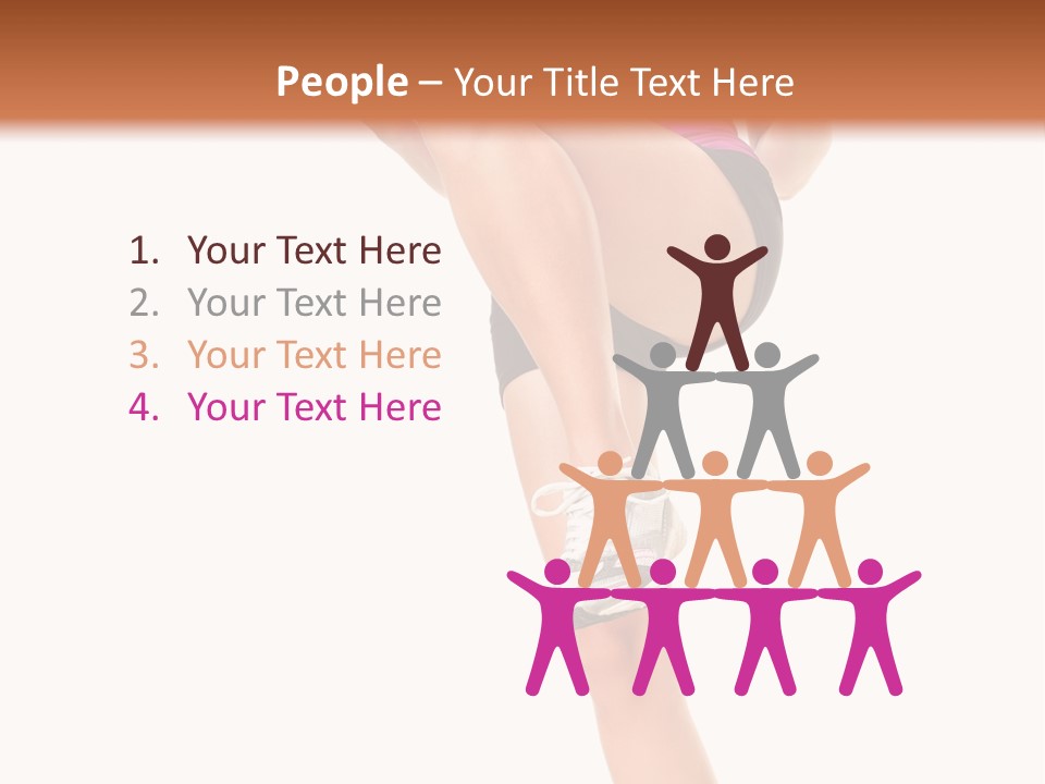 Gym Body White PowerPoint Template
