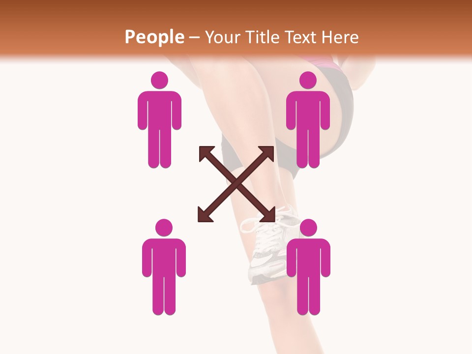 Gym Body White PowerPoint Template
