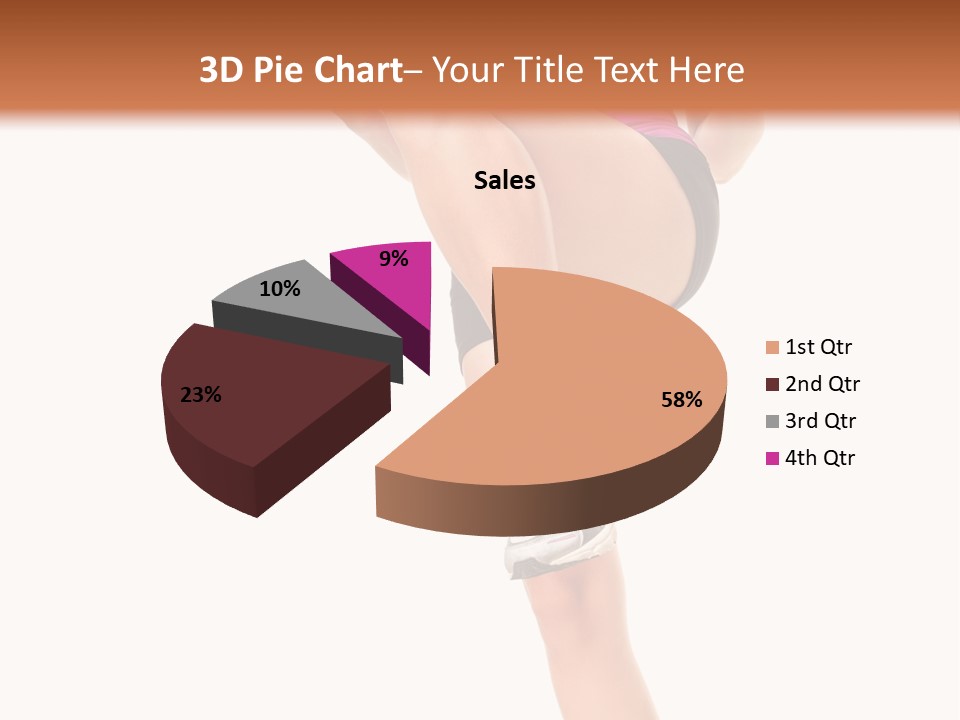 Gym Body White PowerPoint Template