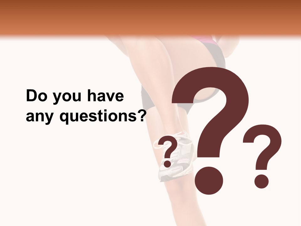 Gym Body White PowerPoint Template