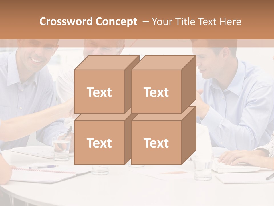 Business Businessmen Hands PowerPoint Template