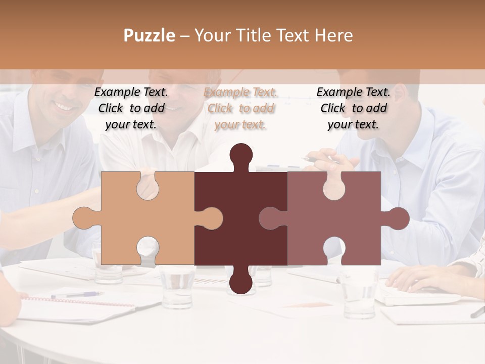 Business Businessmen Hands PowerPoint Template