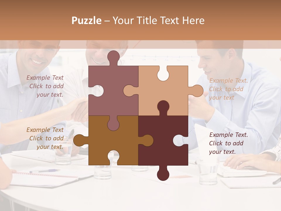 Business Businessmen Hands PowerPoint Template