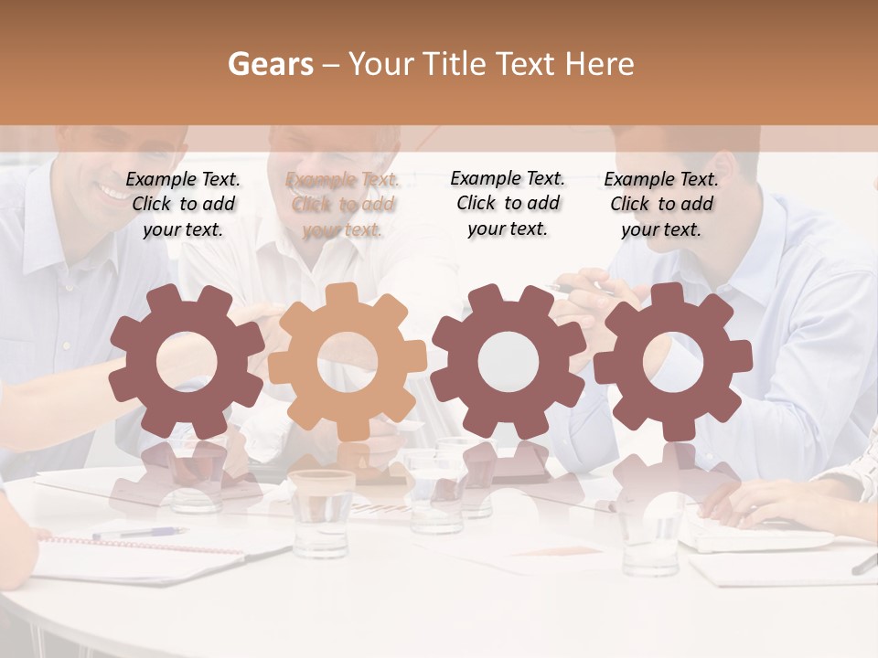 Business Businessmen Hands PowerPoint Template