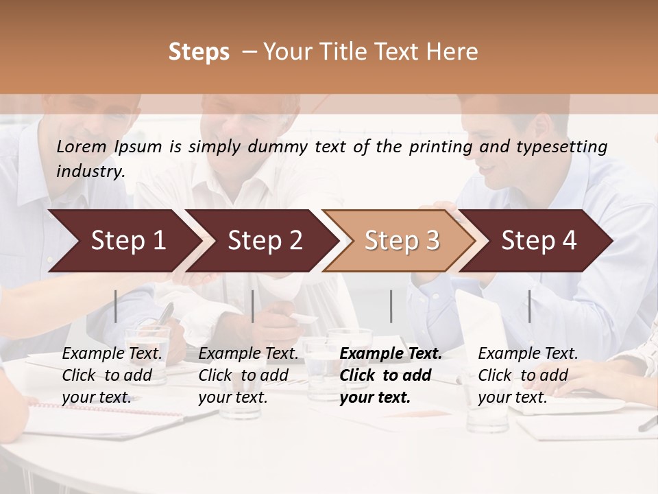 Business Businessmen Hands PowerPoint Template