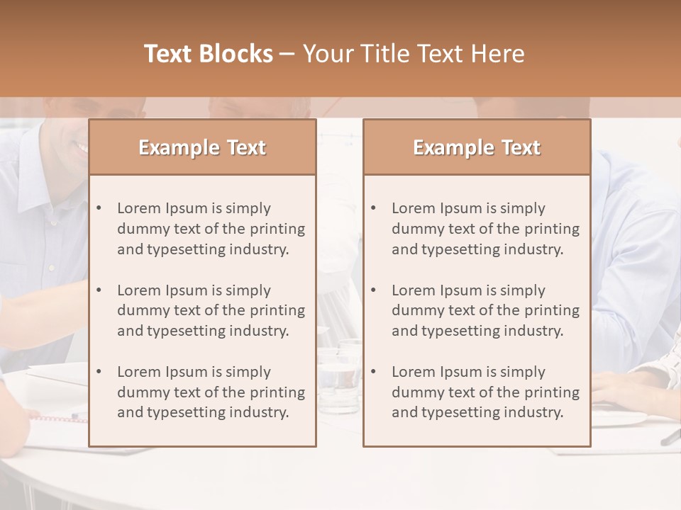 Business Businessmen Hands PowerPoint Template