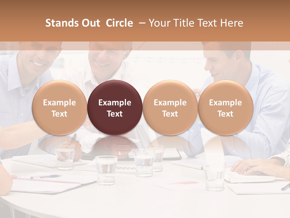 Business Businessmen Hands PowerPoint Template