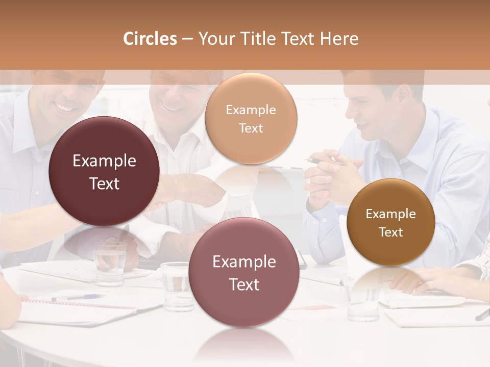 Business Businessmen Hands PowerPoint Template