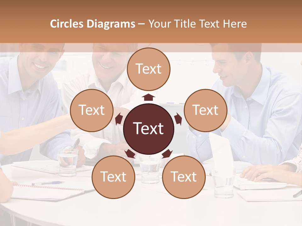 Business Businessmen Hands PowerPoint Template